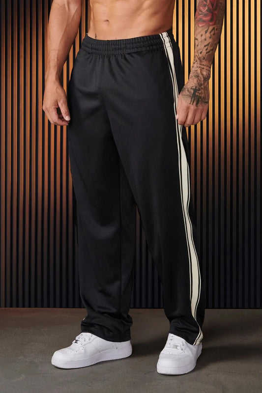 Imported Liner Pattern lycra Loose  Fit Trouser