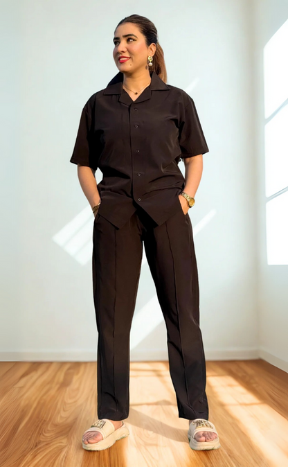 Premium Women Co-ord set Black