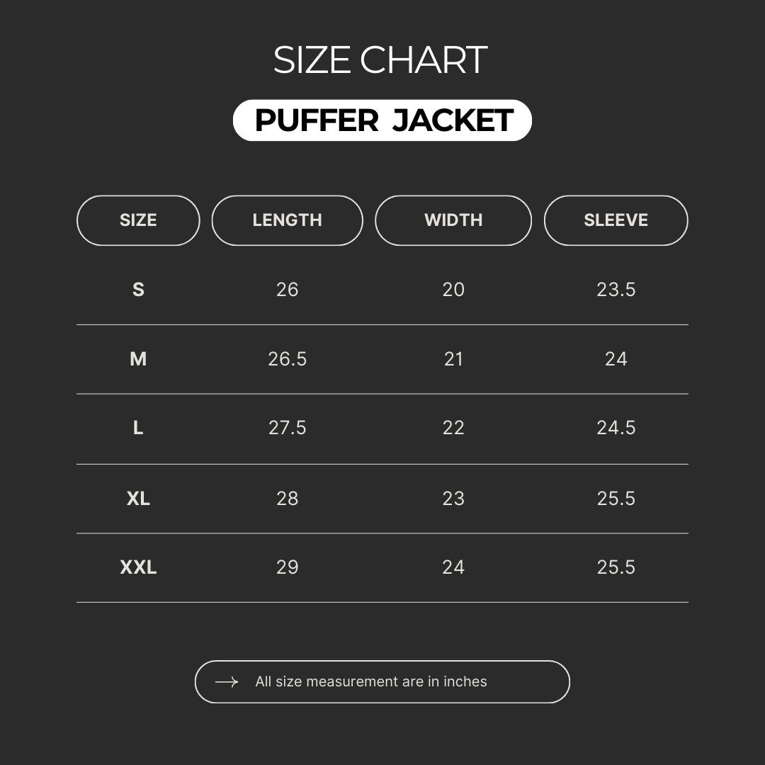 Full Sleeves Puffer Jacket R/L