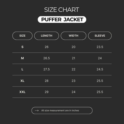 Full Sleeves Puffer Jacket AD