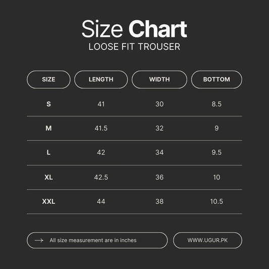 AD - Premium Three Liner Loose fit Imported Fabric Trouser